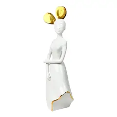 CONCEPTS LIFE - Adorno Dama Raton Decor 13x07x34 cm