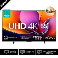 HISENSE - Televisor Led 55 Smart UHD 4K VIDAA 55A5NV 2025