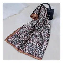 RYBIU IMPORT - Pañoleta Bandana Animal Print 85 x 85 cm Mujer R