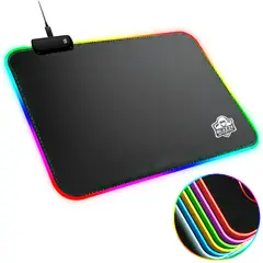 BLAZZE - Mouse Pad Gamer Vintage TINY con luces RGB de 35x25 cm