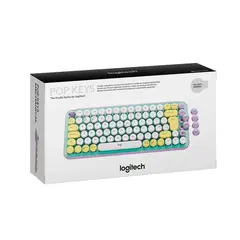 LOGITECH - Teclado Pop Keys Multi-Device Wirelees Fresh Vives Lila Green