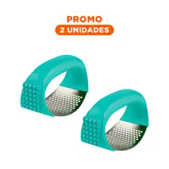 GENERICO - Pack2 Triturador para Rayar de Color Verde agua y Plateado