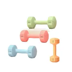 GENERICO - Par de Mancuernas de 2 Kg hecho PVC Ecológicas