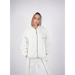 TWO OCEANS FITWEAR - Casaca para Mujer con Capucha y Cierre Frontal