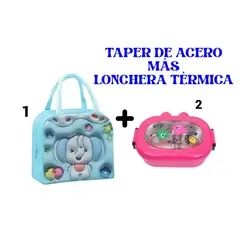 GENERICO - LONCHERA TAPER FIAMBRERA 950 ML + LONCHERA