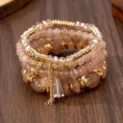 GENERICO - Pack de pulseras girl boho fifteen