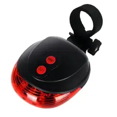 GENERICO - LUZ DELANTERA Y TRASERA PARA BICICLETA DE CICLISMO