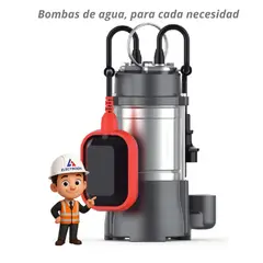LEO - BOMBA INOXIDABLE SUMERGIBLE 42m 0.5HP ALTA PRESION