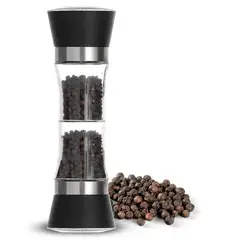 GENERICO - Molinillo de Pimienta de Acero Inoxidable Grosor Ajustable