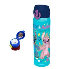 GENERICO - BOTELLA ACERO 450ML STOR STITCH