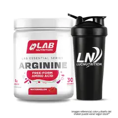 LAB NUTRITION USA - L-Arginine - Arginina Lab Nutrition 30 servicios - Watermelon + Shaker