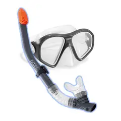 GENERICO - Set de Máscara y Snorkel de Natación buceo plomo