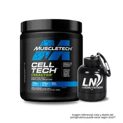 MUSCLETECH - Cell Tech Creator - Creatina HCL 120 Servicios + Portaproteina