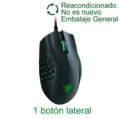 RAZER - Gamer Mouse Naga Trinity 12botón Reacondicionado SemiNuevo-Negro