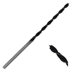 BREMEN - Broca para Madera Larga 1/4" x 250mm - Gris