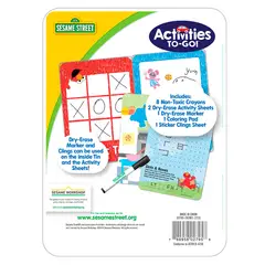 RED RIDGE - CRAYOLAS DE PLAZA SESAMO SET PARA COLOREAR Y PEGATINAS SESAME STREET