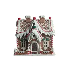 GENERICO - Casa de pan de jengibre con luz LED interior