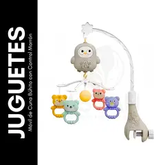 GENERICO - Móvil de Cuna Búhito con Control Marrón