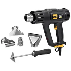 CAT - PISTOLA DE CALOR 2000W LED kit 5 accesorios