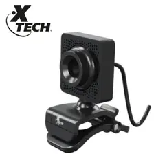 XTECH - Cámara Web Gaze XTW-480 HD 480p Angulo de Visión 75° USB con Micrófono - Negro
