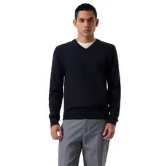 DOCKERS - Chompa Hombre V-Neck Regular Fit Azul Marino