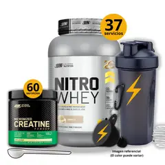 UNIVERSE NUTRITION - Proteína Whey pro de 1kg Vainilla + Creatina Optimum Nutrition de 300gr + regalos