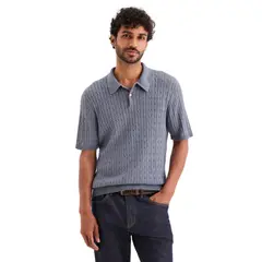 DOCKERS - Chompa Hombre Polo Regular Fit Azul