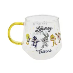 CHILDRENS CLUB - Taza Borosilicato Semicónica Looney 420ml
