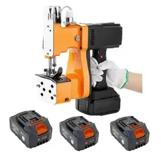 GENERICO - Maquina Cosedora Cerradora De Sacos Inalámbrica + 3 Baterías