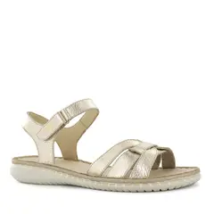 ECCO - Sandalia Cuero Folia Mujer Pipa02 Oro