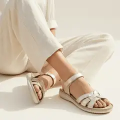 ECCO - Sandalias Mujer Cuero Flexstep Pipa02 Oro