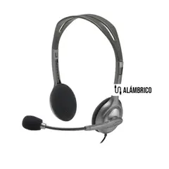 LOGITECH - Audífono H111 C/ Micrófono Estéreo 3,5 mm.