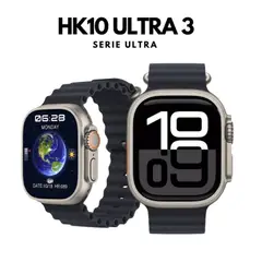 GENERICO - Smartwatch HK10 ULTRA 3 pantalla Amoled caja color Plateado