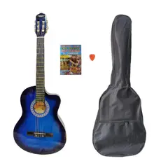 VOZZEX - Guitarra acústica importada - Azul