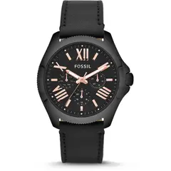 FOSSIL - Reloj Cecile AM4523 Negro De Cuero Piel Para Mujer