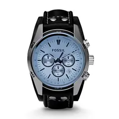 FOSSIL - Reloj Coachman CH2564 Negro De Cuero Piel Para Hombre