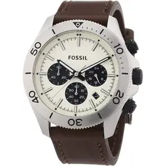 FOSSIL - Reloj Coachman CH2886 Marrón De Cuero Piel Para Hombre