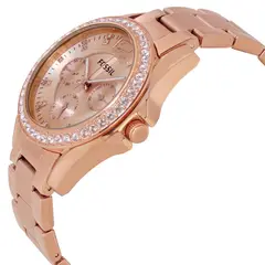FOSSIL - Reloj Riley ES2811 Rose gold De Acero inoxidable Para Mujer