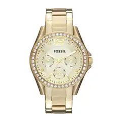 FOSSIL - Reloj Riley ES3203 Dorado De Acero inoxidable Para Mujer