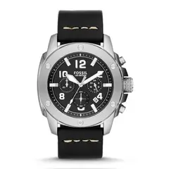 FOSSIL - Reloj Modern Machine FS4928 Negro De Cuero Piel Para Hombre