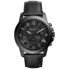 FOSSIL - Reloj Grant FS5132 Negro De Cuero Piel Para Hombre