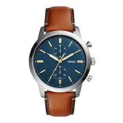 FOSSIL - Reloj Townsman FS5279 Marrón De Cuero Piel Para Hombre