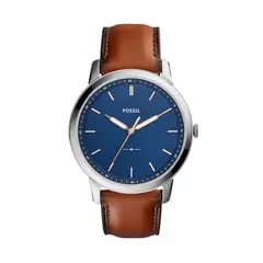 FOSSIL - Reloj Minimalist FS5304 Marrón De Cuero Piel Para Hombre