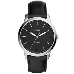 FOSSIL - Reloj Commuter FS5398 Negro De Cuero Piel Para Hombre