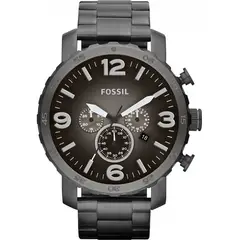 FOSSIL - Reloj Nate JR1437 Gris De Acero inoxidable Para Hombre