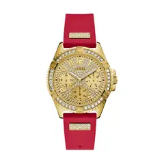 GUESS - Reloj Athena GW0045L2 Rojo De Silicona Para Mujer