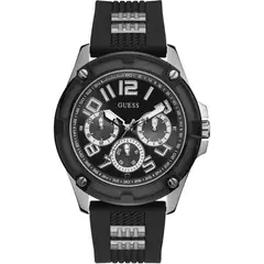 GUESS - Reloj Delta GW0051G1 Negro De Silicona Para Hombre