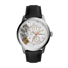 FOSSIL - Reloj Townsman ME1164 Negro De Cuero Piel Para Hombre