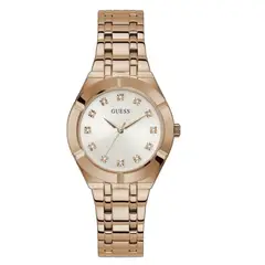 GUESS - Reloj Crystalline GW0114L3 Rose gold De Acero inoxidable P Mujer