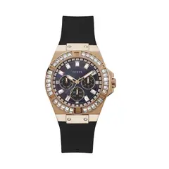 GUESS - Reloj Venus GW0118L2 Negro De Silicona Para Mujer